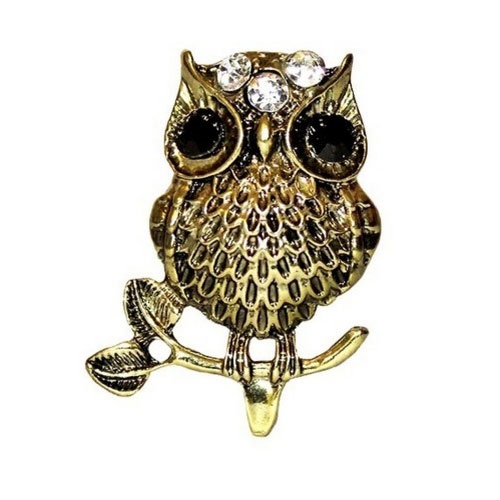 chic owl ring