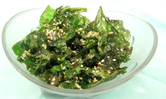 crispy spinach