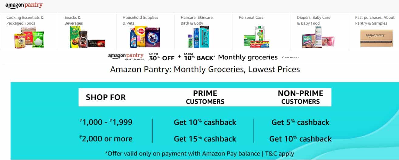 amazon pantry