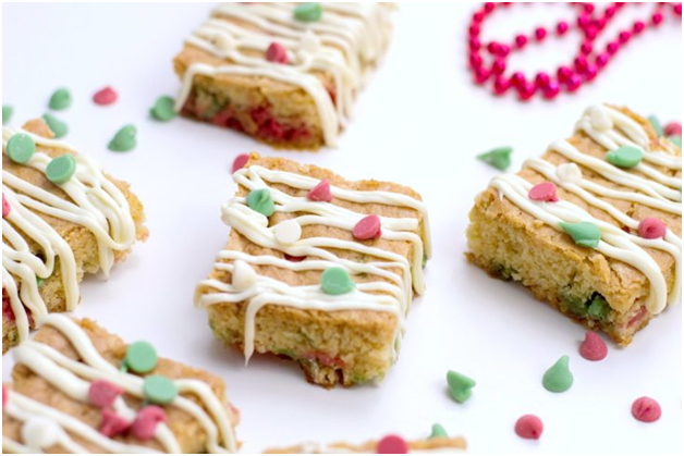 Christmas Blondies