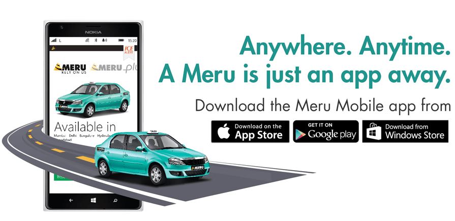 best cab services in mumbai and pune meru cab services