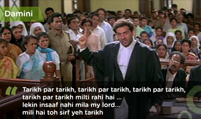 famous bollywood dialogues damini