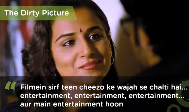 famous bollywood dialogues dirty picture