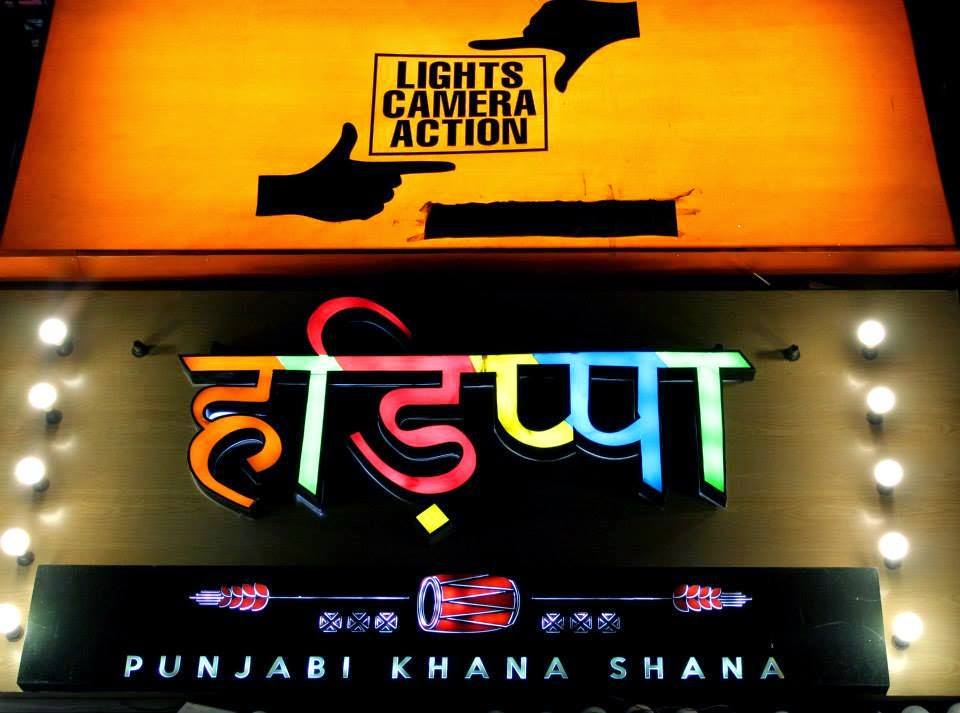 Lights Camera Action theme restaurants delhi