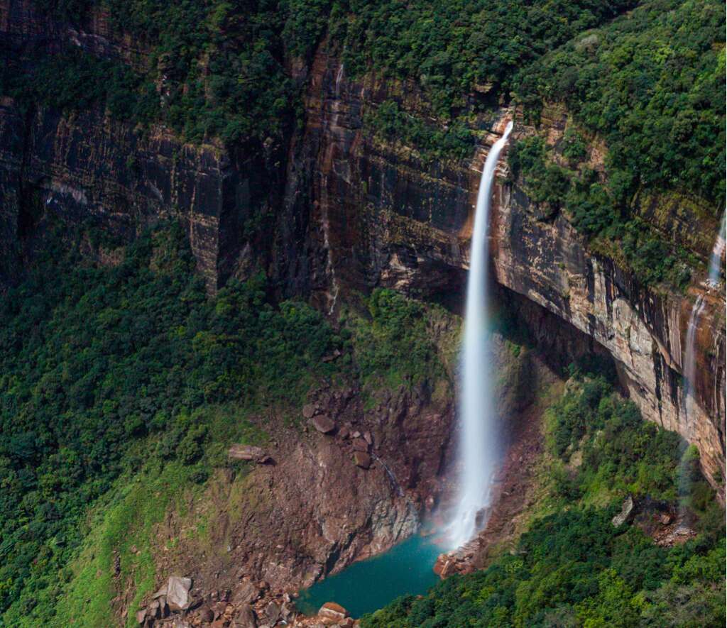 Nohkalikai Falls Cherrapunj i10 breathtaking waterfalls india