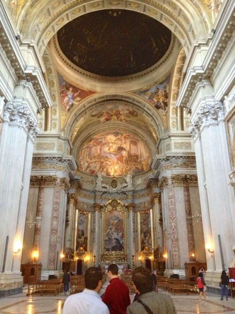 10 offbeat places in rome dome illusion st ignatius forced perspective