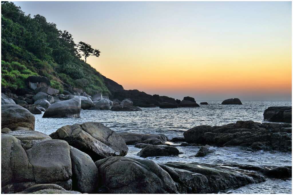 most isolated places in india butterfly beach