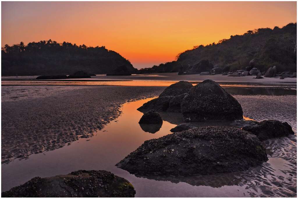 most isolated places in india butterfly beach goa