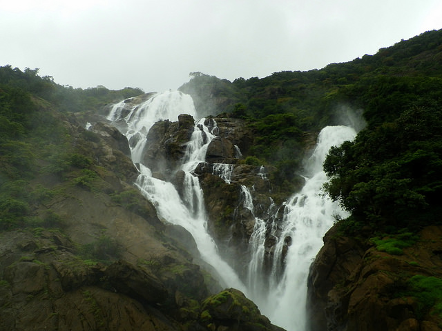places to visit in goa dudhsagar falls