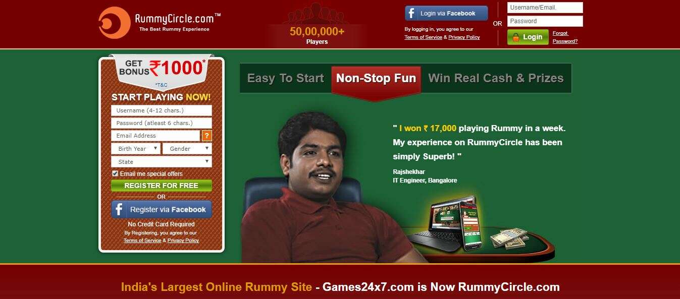 online rummy rummy circle