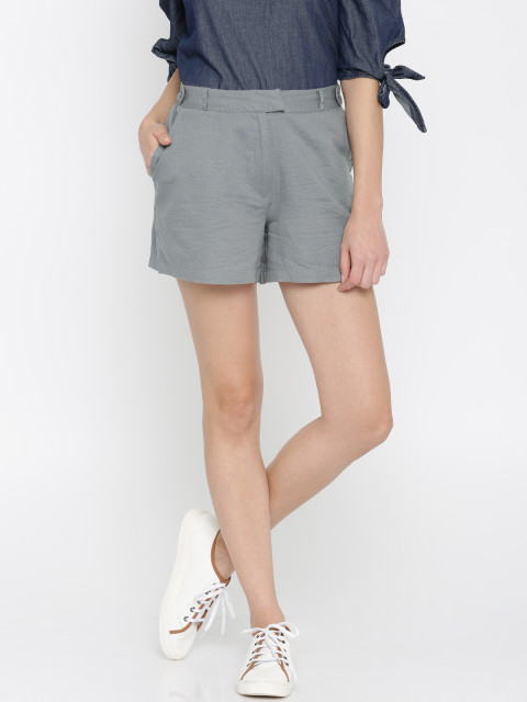 Myntra season sale vero moda grey shorts