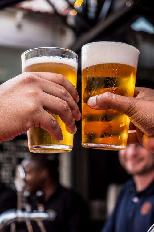 Cooling Beer Glasses