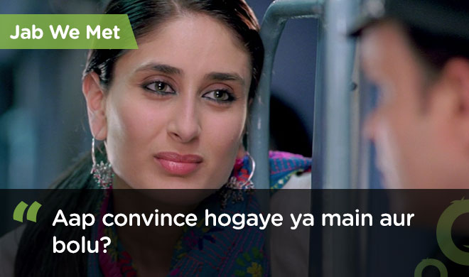 famous bollywood dialogues jab we met