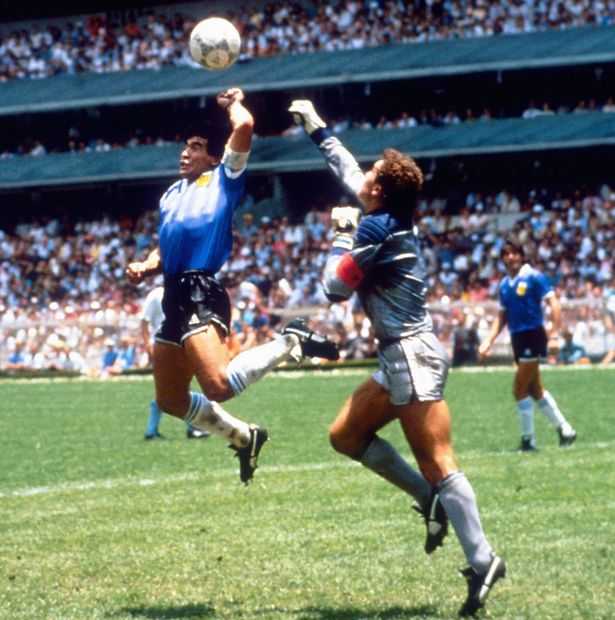fifa world cup hand of god