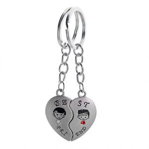 Best Friends Keychain- Even with you while driving