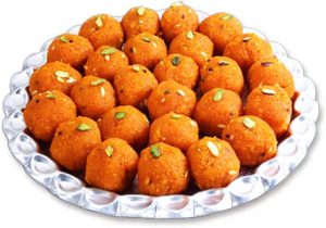 Motichur Laddus and Sweets