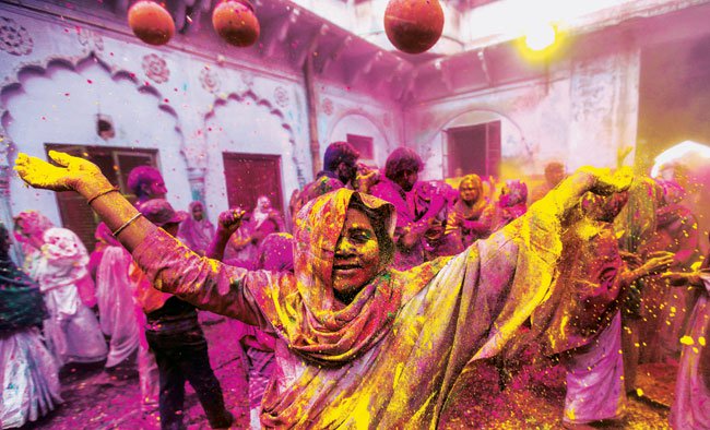 Mathura Holi Celebrations