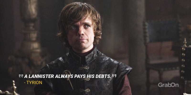 Lannister always pays his debts