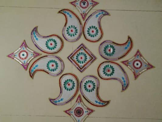 Acrylic Rangoli