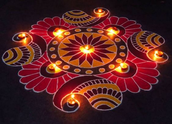 simple rangoli designs 