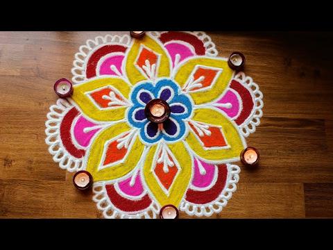 Free Hand Rangoli