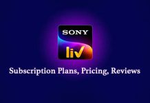 SonyLIV Subscription Plans, Pricing