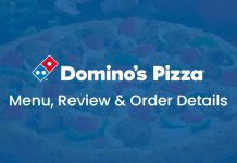 Domino’s Pizza Menu, Review, and Order Details